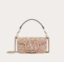 Valentino Garavani LocÒ Embroidered Small Shoulder Bag - 4,500usd