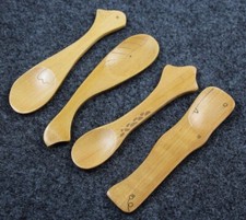 8pcs/4 stlye Cartoon Animals Small Wooden Spoon Set for Baby  Children