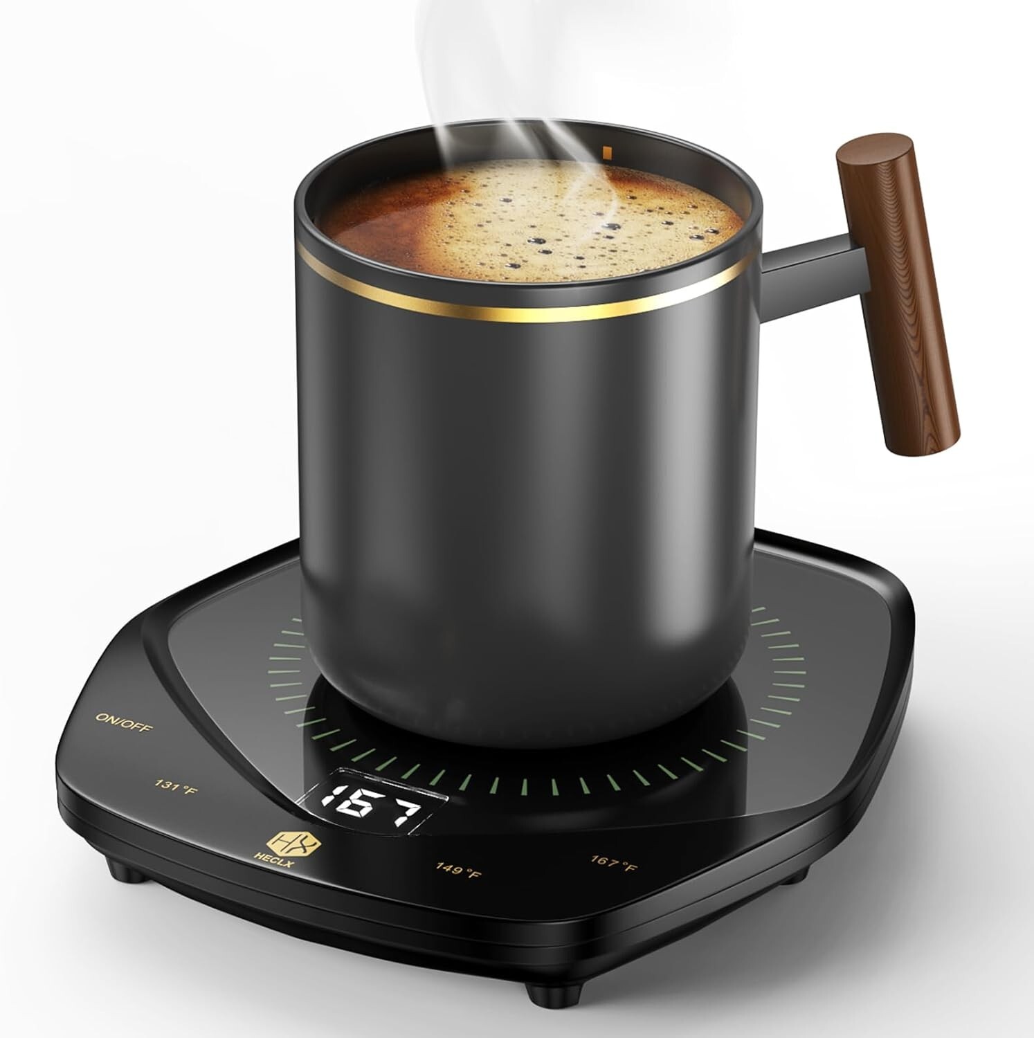 Safe Candle Warmer with Auto Shutoff – Large Flameless Hot Plate Melter Prevents Overheating-image