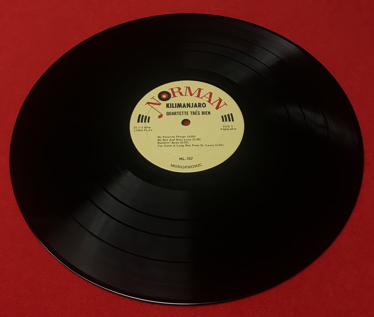 QUARTETTE TRES BIEN: Kilimanjaro US Norman '63 Orig Cool Jazz LP
