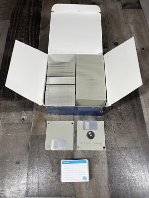 OPEN BOX 92 Sony 100MFD-2HD Micro Floppy Disk Double Sided IBM Formatted 3.5'' HD