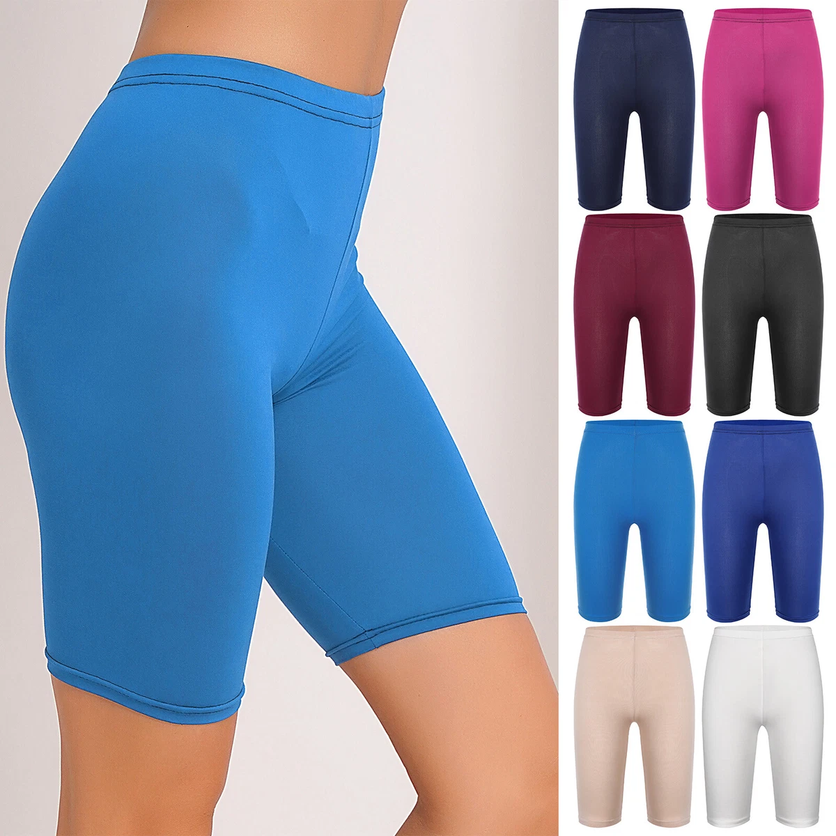 Tight satin shorts sale