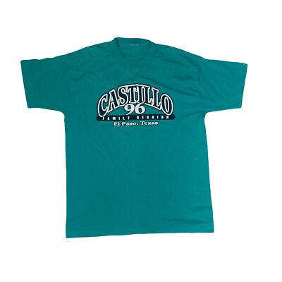 Vintage 96' Castillo Family Reunion El Paso TX Single Stitch T-Shirt Gr. XL