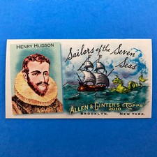 2010 Topps Allen & Ginter's Sailors Henry Hudson Mini #SSS8