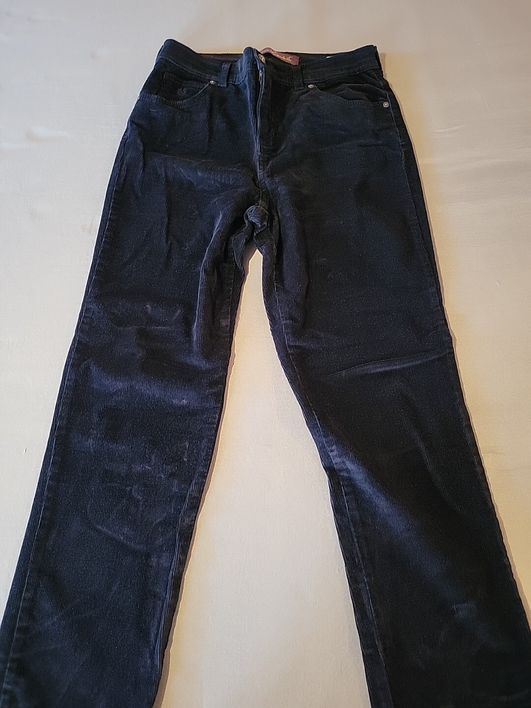Gloria Vanderbilt Blue Stretch Corduroy Jeans for Women Size 8 Egypt Fit