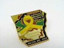 Pin's Garde Nationale de l'Arkansas NGAA Défense de la Liberté Biloxi MS 2003