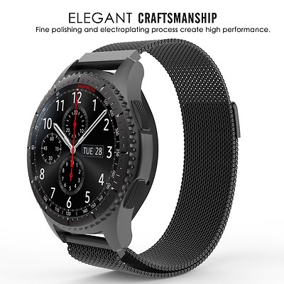 Metal Magnetic Milanese Watch Bands For Samsung Gear S3 Frontier Classic 22mm