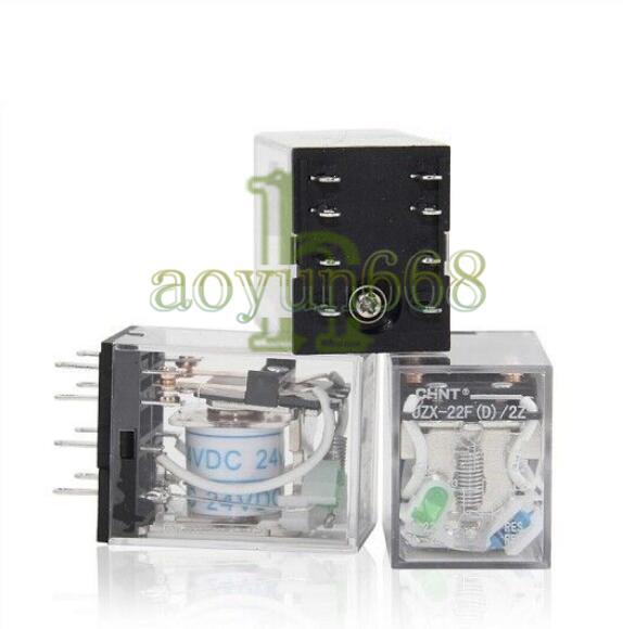 5PCS CHNT JZX-22F(D)/2Z DC24V JZX-22F D /2Z 8-pin Small Relay new