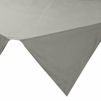 TischwäSche Tischdecke Tischtuch 85X85 Cm Hellgrau Mit BordüRe Dekoration Modern