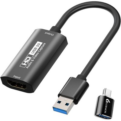 USB 3.0 Video Capture Karte 4K 30Hz, 1080P 60Hz, PS Switch Webcam