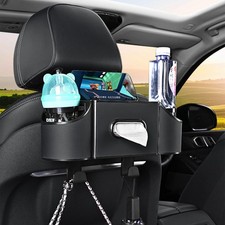 Back Seat Car Organizer,4 in 1 Multifunctional Car Back Seat Storage Box with...