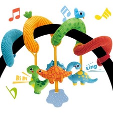 hahaland Car Seat Toys for Babies 0-6 Months Boy - Baby Toys 0-6 Months - Rattle