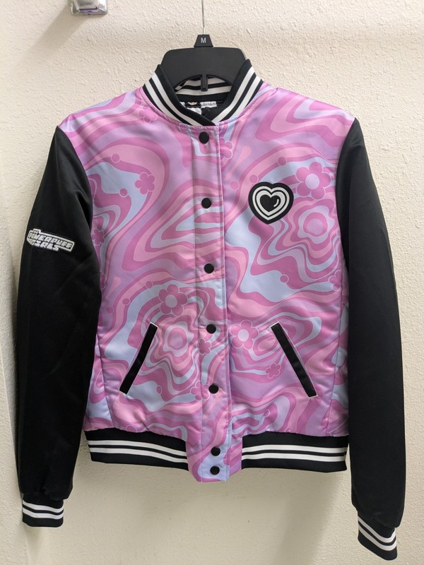 Powerpuff Girls Shiny Bomber Jacket Blackmilk Medium 