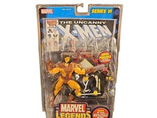 Marvel Legends Series VI Uncanny X-Men Wolverine Figure and Comic 2004 Toy Biz