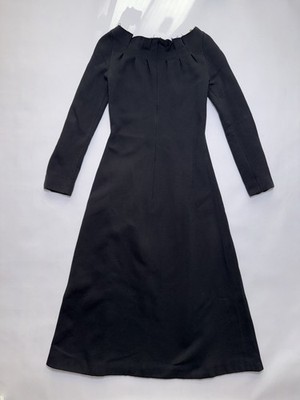Balenciaga Le Dix Fall 1999 Black Terry Cotton Long Sleeve Zipper