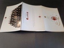 biglietto auguri con calendario MILAN natale 2012-13