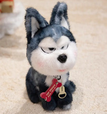 Husky Dog Plush Toy 10" Stuffed Animal Toddler Doll Gift for Kids