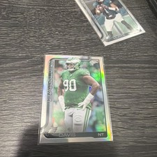 2025 Topps Chrome Football Jordan Davis Refractor #249 Eagles