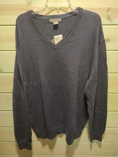 NWT Daniel Cremieux Signature Collection Supima Cotton Sweater Mens XL Indigo