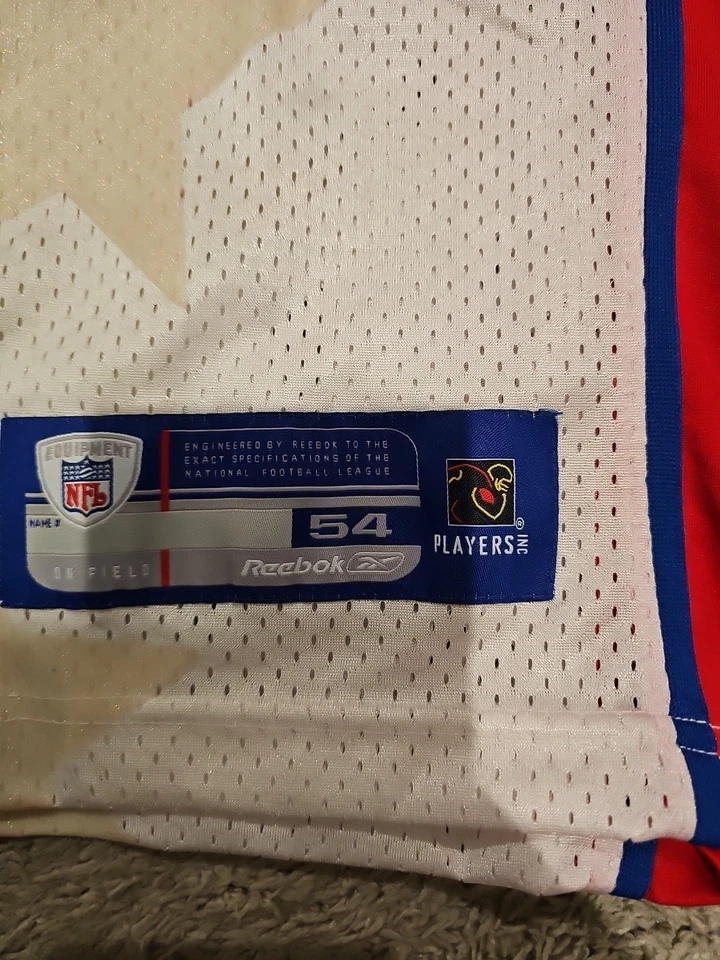 Футболка Ray Lewis Pro Bowl 2004 AFC размер 54 подлинная NFL Reebok белая красная синяя - Изображение 2 из 4