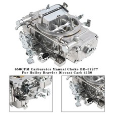 650CFM Carburetor Manual Choke BR-67277 Für Holley Brawler Diecast Carb 4150