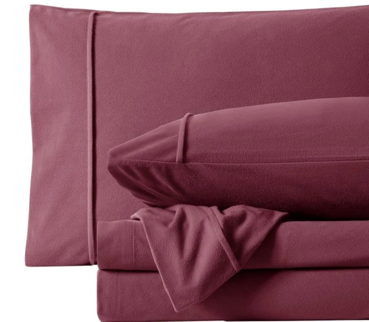 Фланелевые простыни теплые и уютные дышащие с глубокими карманами все сезоны (двойные) 3 штуки - Изображение 3 из 4