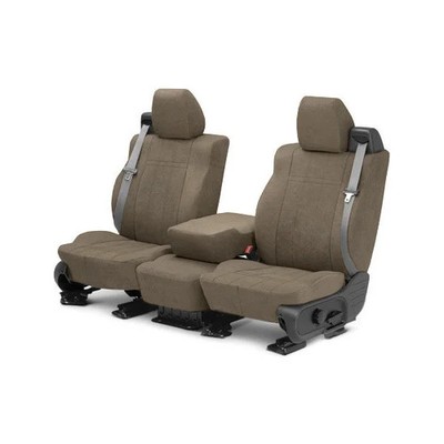 For Chevy Express 1500 10-14 MicroSuede 1st Row Beige Custom Seat Covers