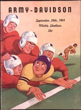 1949 Army Davidson Michie Stadium College Football Program