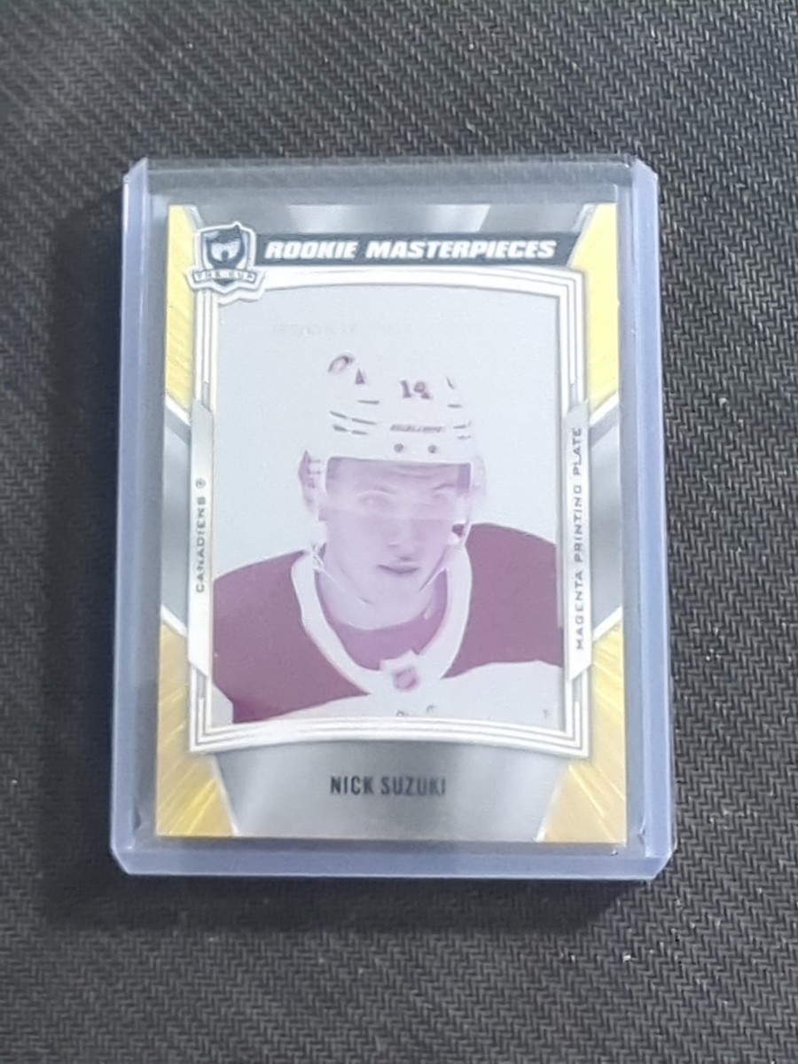 Nick Suzuki Rookie Masterpieces Printing Plate Magenta 1/1 219-20