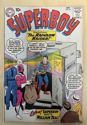 Superboy #84 FN/VF - DC Comics 1960 Silver Age 10¢ - Curt Swan Cover