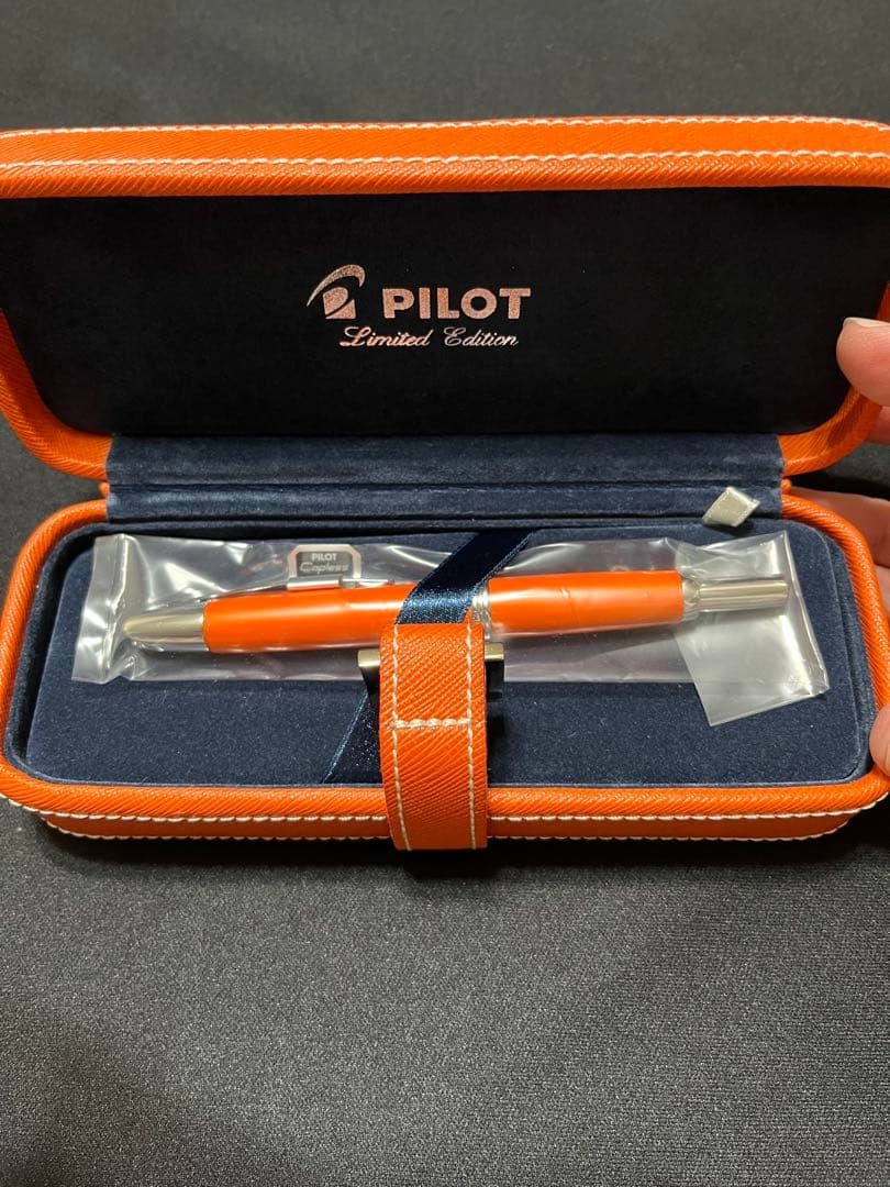 Pilot Capless Fountain Pen 2007 M Nib Orange Limited Edition Rare