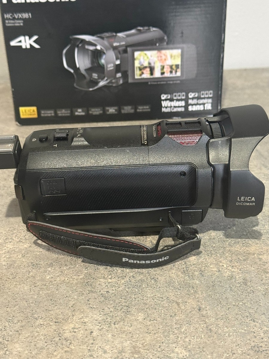 Panasonic HC-VX981K 4K HD Camcorder with 20X LEICA DICOMAR