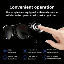 [Smart Audio Glasses] Wireless Smart Glasses - Built-in Microphone And Speaker,