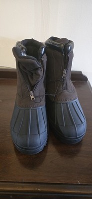 New London Fog Leather Waterproof 3M Thinsulate Boots Mens Size 12M