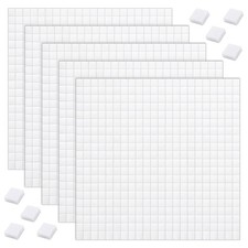 5 Sheets Foam Adhesive Squares, 2000PCS Double Sided Adhesive Foam Tape Precu...