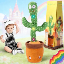 Talking Cactus Toy for Babies 6 Months  Toddlers - Dancing Singing Repeating C
