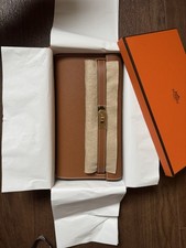 Hermès Gold Epsom Leather Kelly To Go Long Wallet
