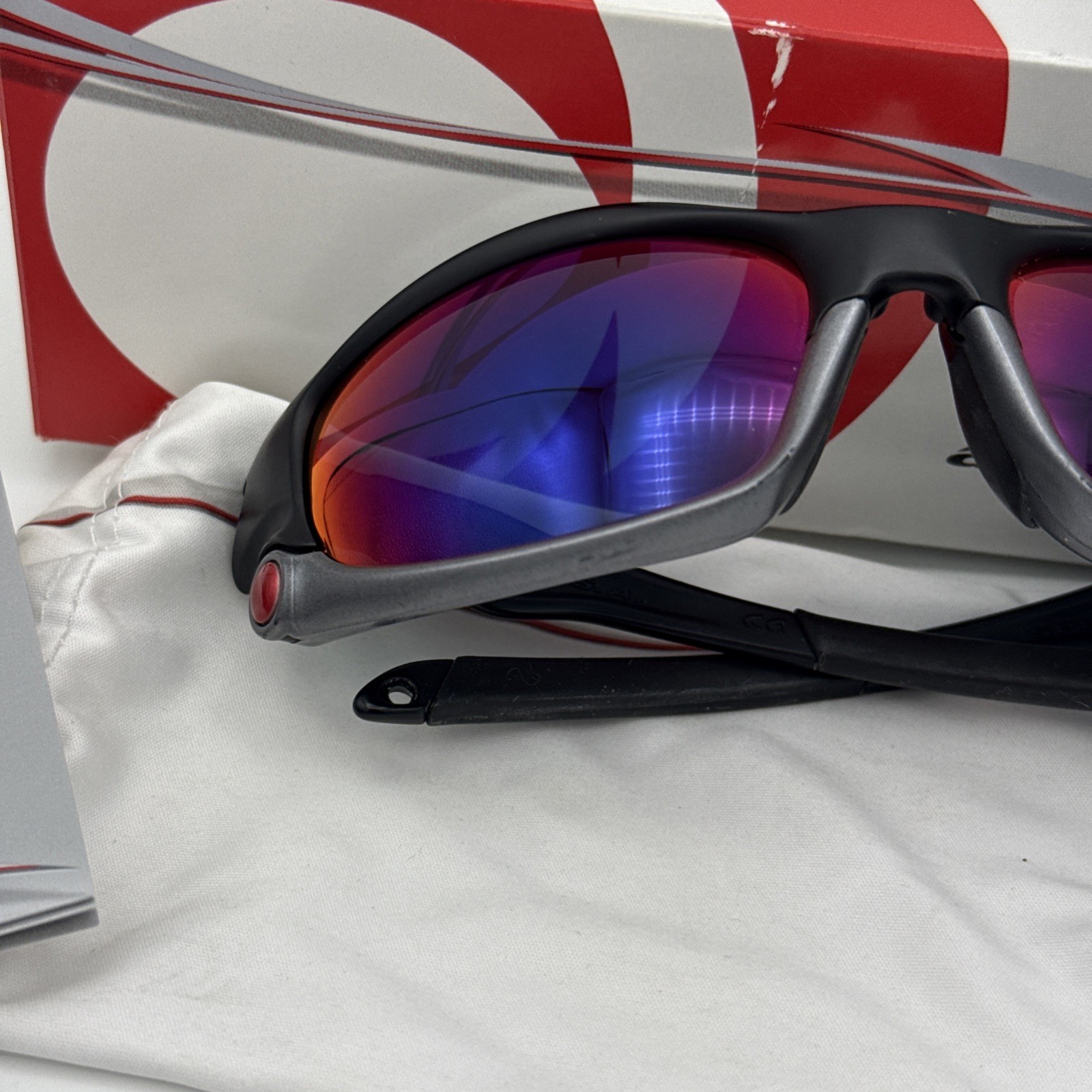 OAKLEY Sunglasses SPLIT JACKET Black Alinghi Pola… - image 5