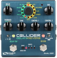 Source Audio Collider Stereo Delay+Reverb Pedal