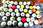 50 Golf Balls Lot -Courses Brands Advertising vtg many different brands READ — photo 6