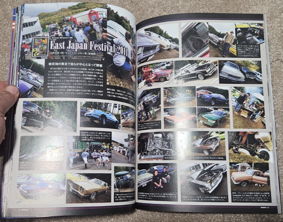 LOWRIDAZ MAGAZINE japan lowrider vol. # 10 2012 JAPANESE jdm la