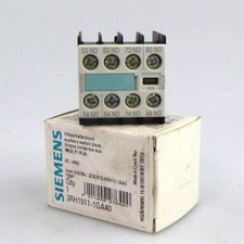 Siemens auxiliary switch block 3RH1911-1GA40 original packaging