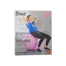 Body fit Stability Exercise Ball 65cm/25.5in Pink In Color