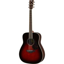 Yamaha FG830 TBS Acoustic Guitar Rosewood Back & Sides Spruce Top Abalone Inlay