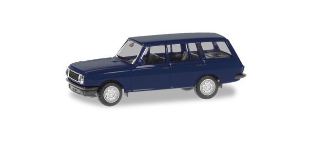 Herpa 420402-003 - 1/87 Wartburg Tourist '84, Dark Blue - New