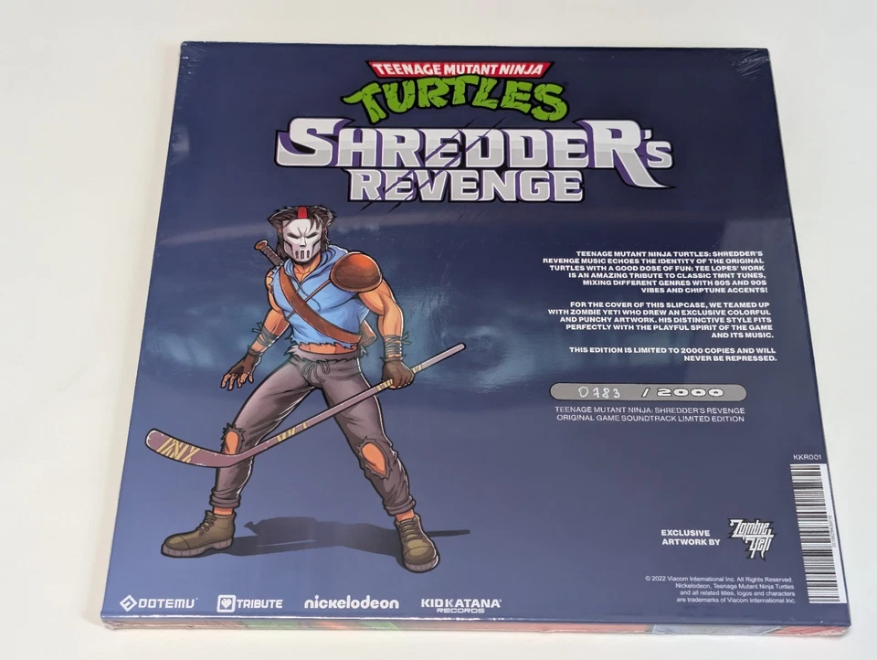 Teenage Mutant Ninja Turtles Shredder's Revenge Limited Edition Vinyl LP #783 - Image 2 of 2