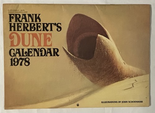 DUNE CALENDAR 1978 FRANK HERBERT