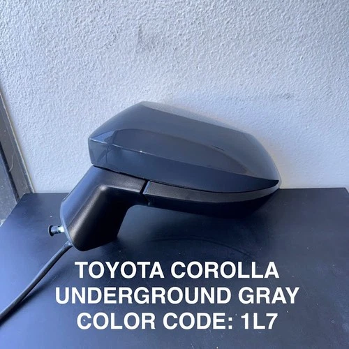 NEW UNDERGROUD GRAY mirror fits 23-25 Corolla Sedan  Driver LH Power noheat