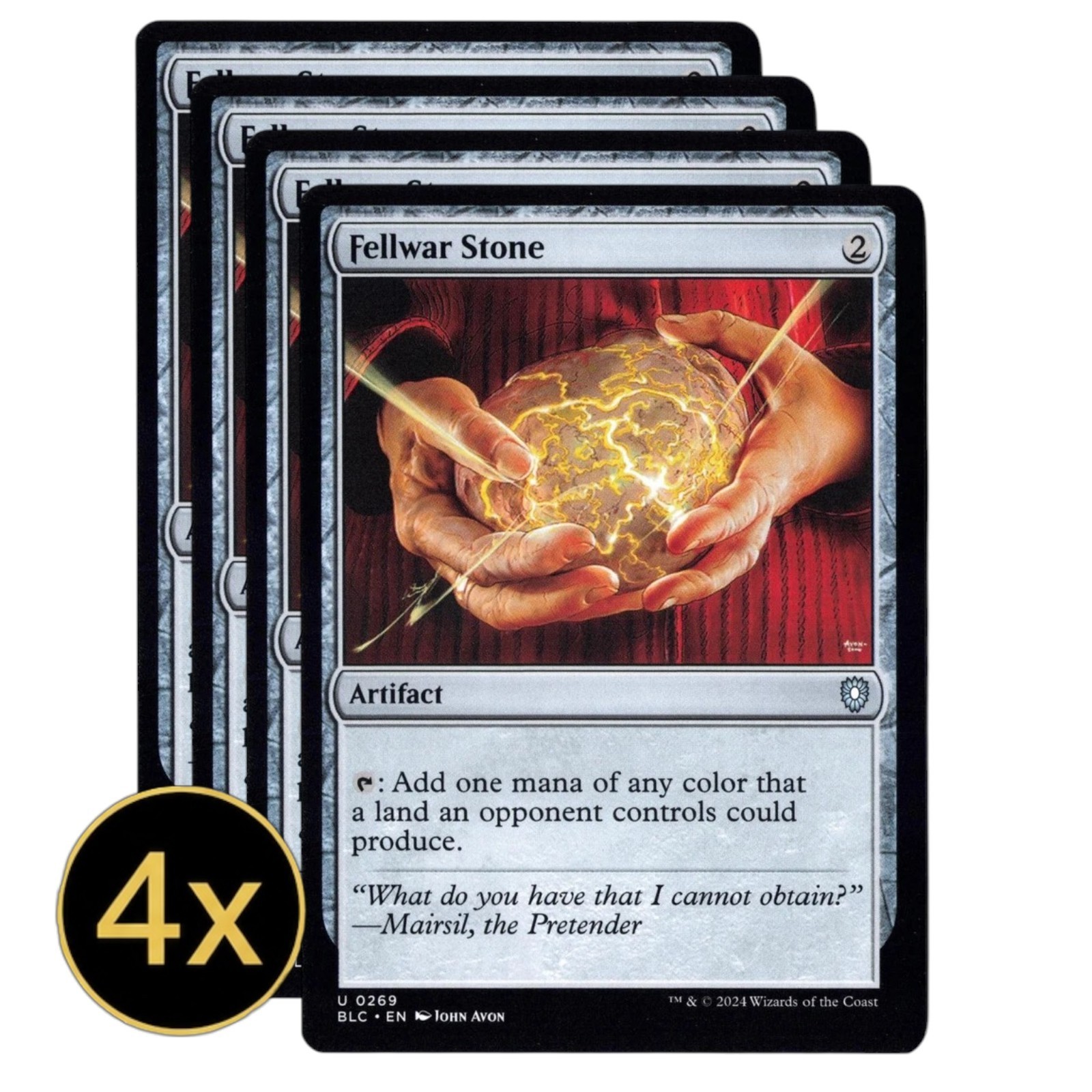 4x Fellwar Stone BLC MTG Playset NM #269
