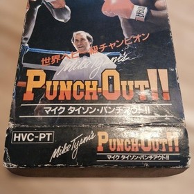 Mike Tyson's Punch-Out!! Boxed for Nintendo Famicom Video Game Japan used